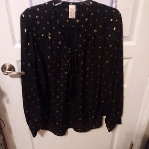 Diamond black blouse